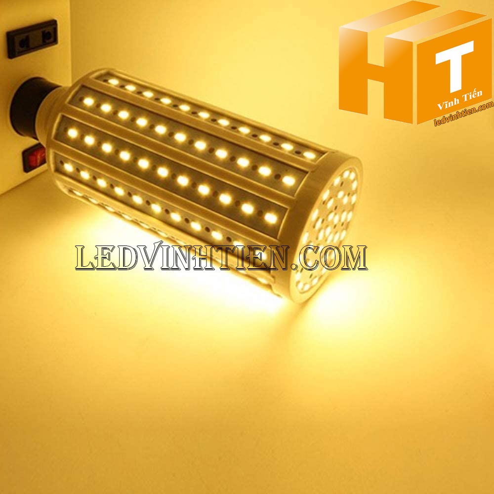 Bóng Đèn led trái bắp 36W ánh sáng trắng, vàng loại tốt, giá rẻ, chất lượng, siêu sáng