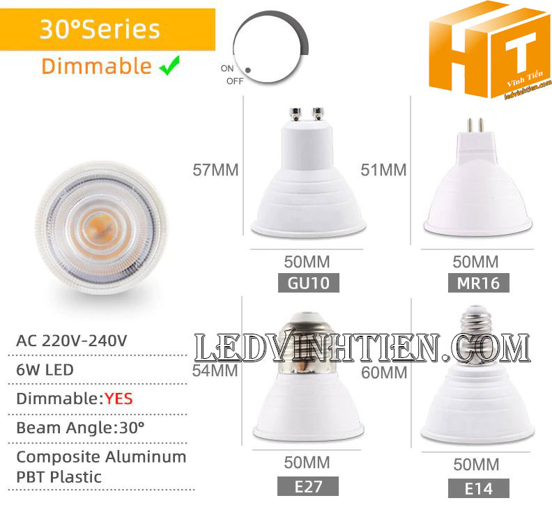 Bóng chén 3W loại tốt, giá rẻ, ánh sáng đẹp | Ledvinhtien.com