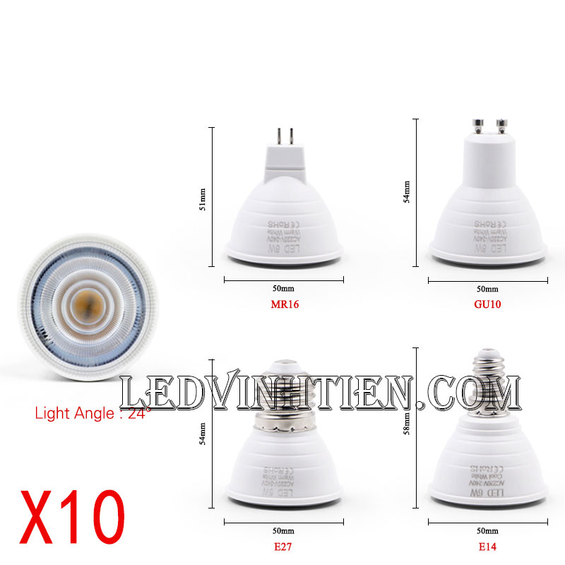 Bóng chén 3W loại tốt, giá rẻ, ánh sáng đẹp | Ledvinhtien.com