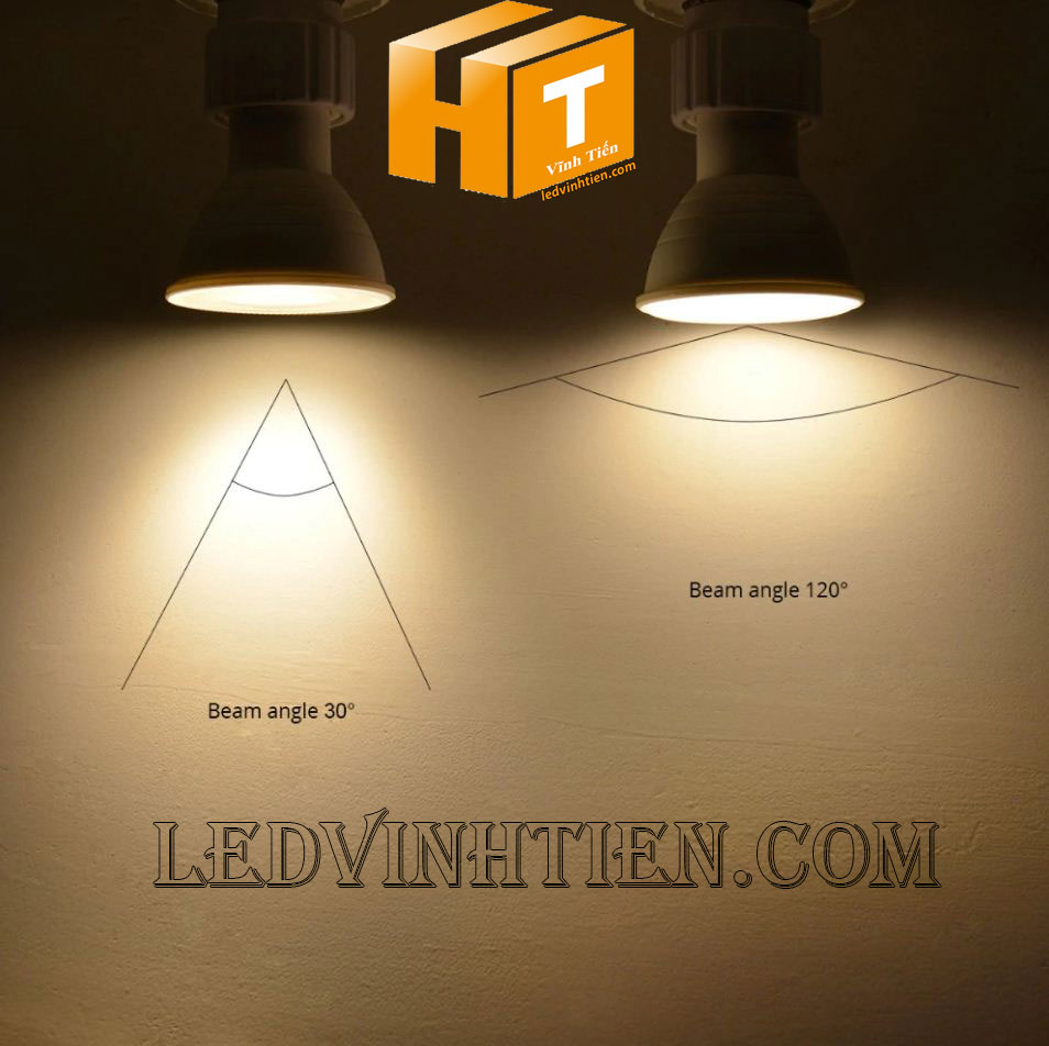 Bóng chén led 4W đui vặn MR16, GU10, GU5.3, E14, E27 loại tốt, giá rẻ, ánh sáng đẹp, chất lượng, chính hãng ledvinhtien.com