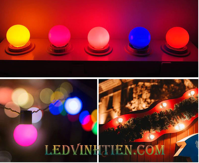 Bóng chanh 3W tím loại tốt, giá rẻ, chiếu sáng trong nhà và ngoài trời