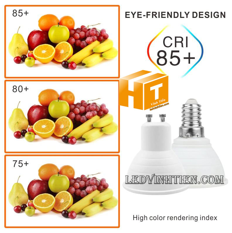 Bóng led đui ghim 5W, đèn led cốc loại tốt, giá rẻ, đui MR16, GU10, GU5.3, E14, E27, chính hãng ledvinhtien.com