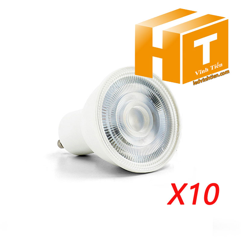 Bóng led ghim 7W, đèn led cốc loại tốt, giá rẻ, đui MR16, GU10, GU5.3, E14, E27, chính hãng ledvinhtien.com