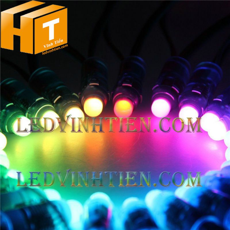 Led đúc full color IC1914 loại tốt, giá rẻ, siêu sáng, dùng làm pháo hoa, chử nỗi, trang trí noel, bảng quảng cáo, chiếu sáng ngoài trời, IP68, ledvinhtien.com