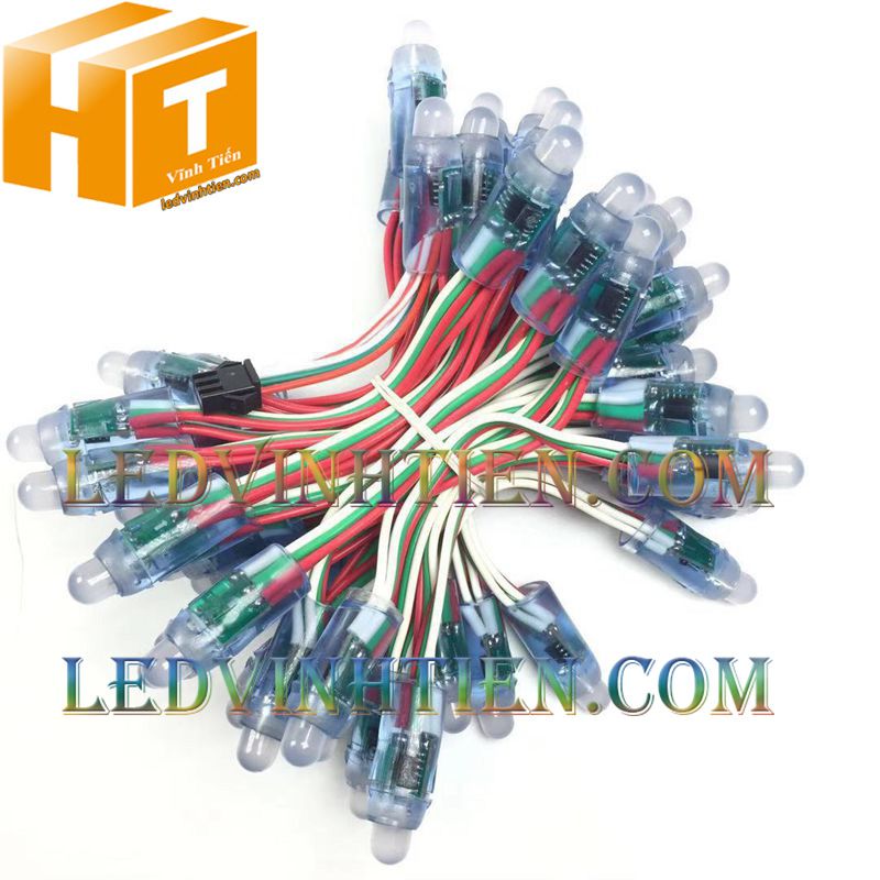 Led đúc full color IC1914 loại tốt, giá rẻ, siêu sáng, dùng làm pháo hoa, chử nỗi, trang trí noel, bảng quảng cáo, chiếu sáng ngoài trời, IP68, ledvinhtien.com