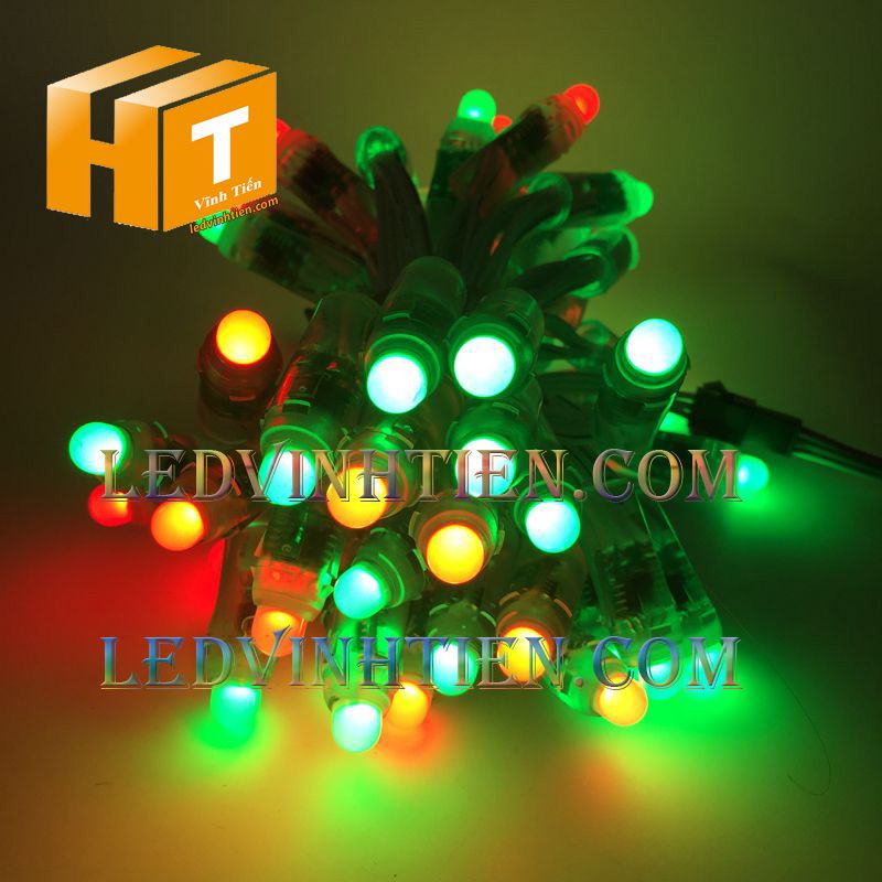 Led đúc full color IC1914 loại tốt, giá rẻ, siêu sáng, dùng làm pháo hoa, chử nỗi, trang trí noel, bảng quảng cáo, chiếu sáng ngoài trời, IP68, ledvinhtien.com