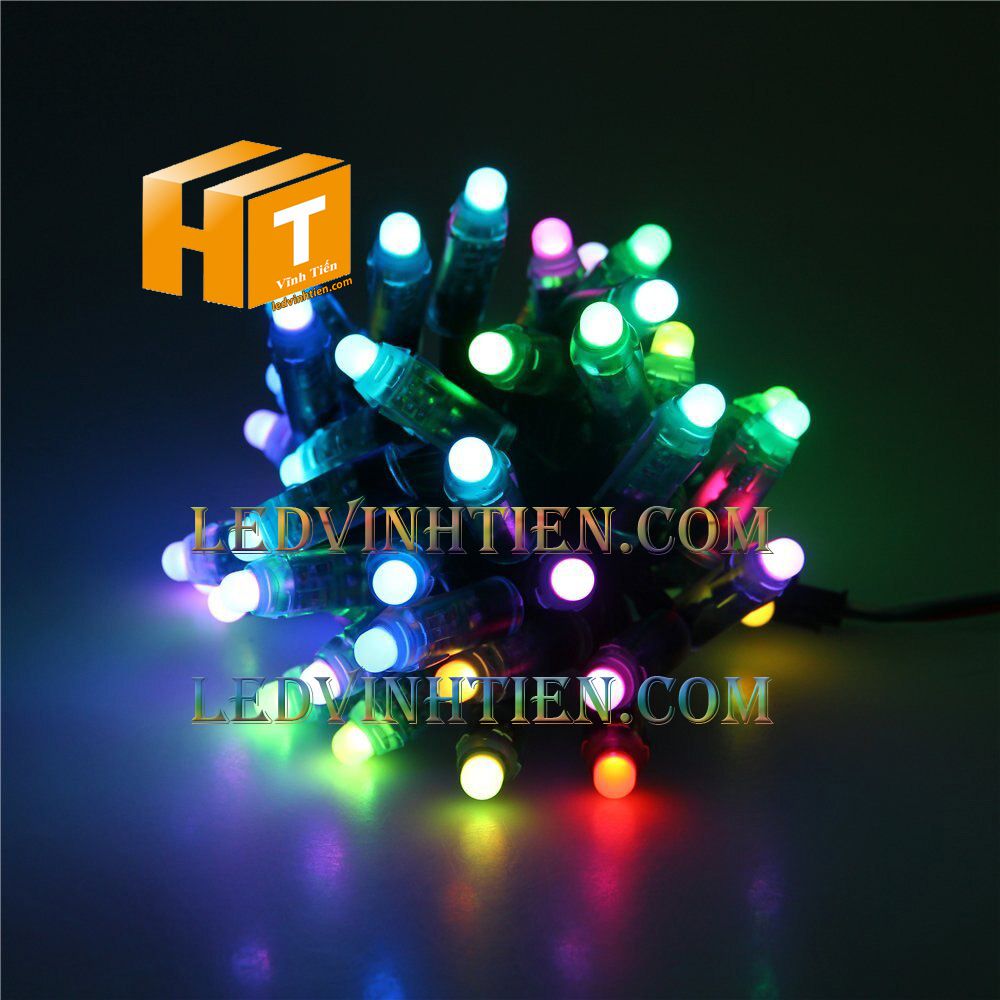 Led đúc full color IC1914 loại tốt, giá rẻ, siêu sáng, dùng làm pháo hoa, chử nỗi, trang trí noel, bảng quảng cáo, chiếu sáng ngoài trời, IP68, ledvinhtien.com