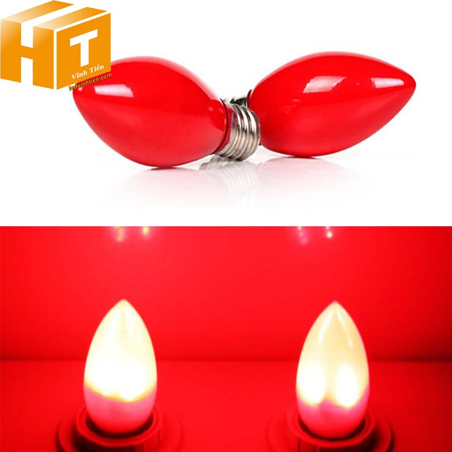 Bóng nến trái ớt màu đỏ loại tốt, giá rẻ, chất lượng, siêu sáng