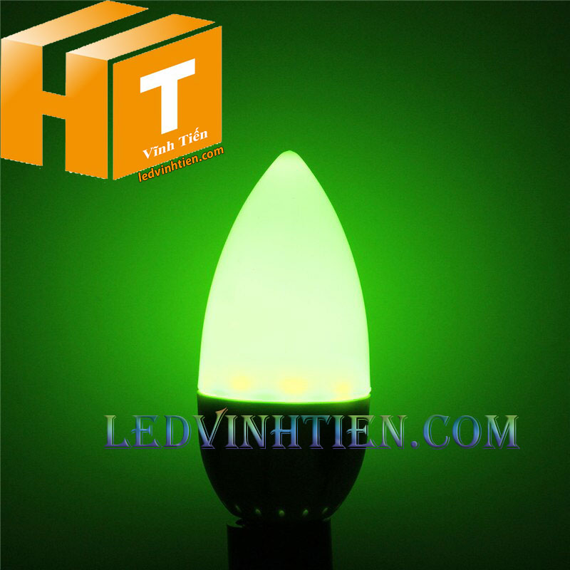 Bóng nến trái ớt màu xanh lá loại tốt, giá rẻ, chất lượng, siêu sáng