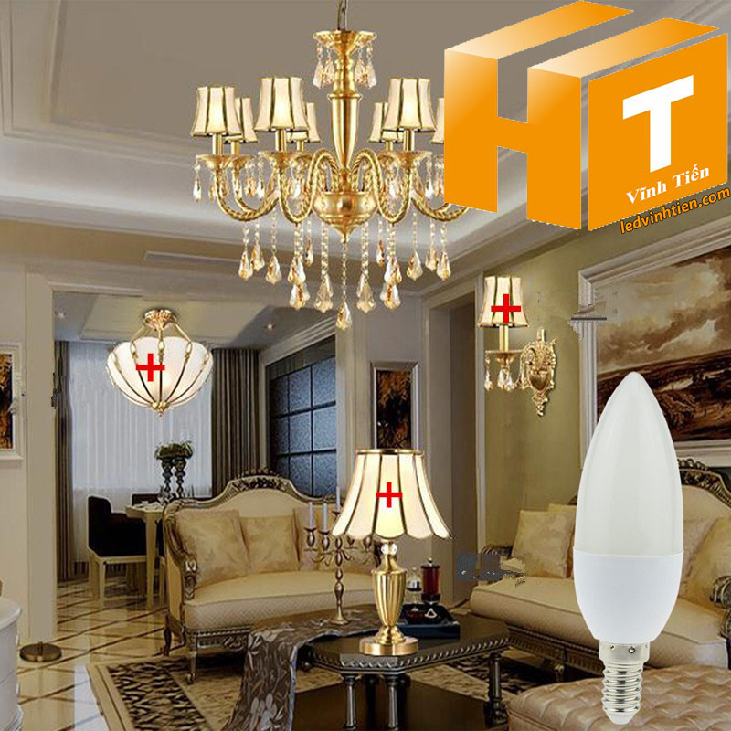 Bóng nến trái ớt màu trắng loại tốt, giá rẻ, chất lượng, siêu sáng