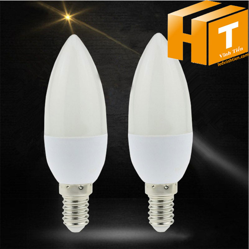 Bóng nến trái ớt màu trắng loại tốt, giá rẻ | Ledvinhtien.com