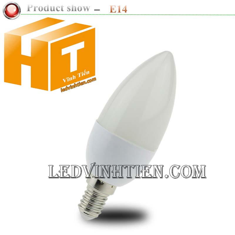 Bóng nến trái ớt màu trắng loại tốt, giá rẻ | Ledvinhtien.com