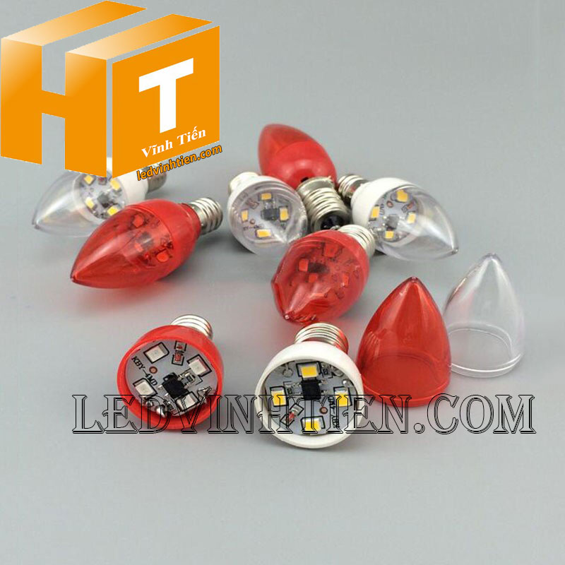 Bóng nến trái ớt màu xanh dương loại tốt, giá rẻ, chất lượng, siêu sáng