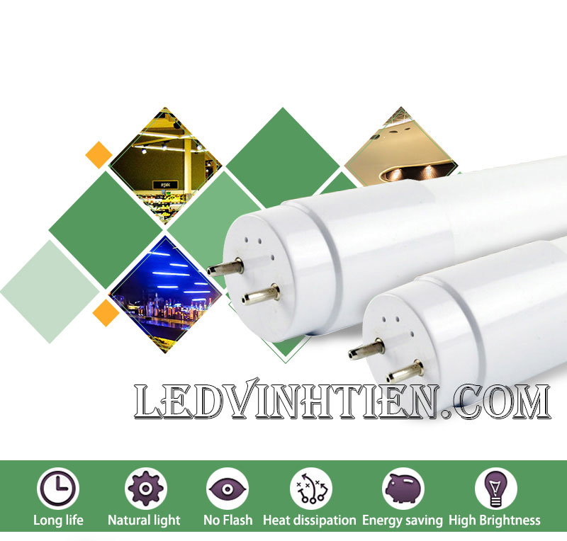 Bóng tuýp led 28W loại tốt, giá rẻ, Ledvinhtien.com