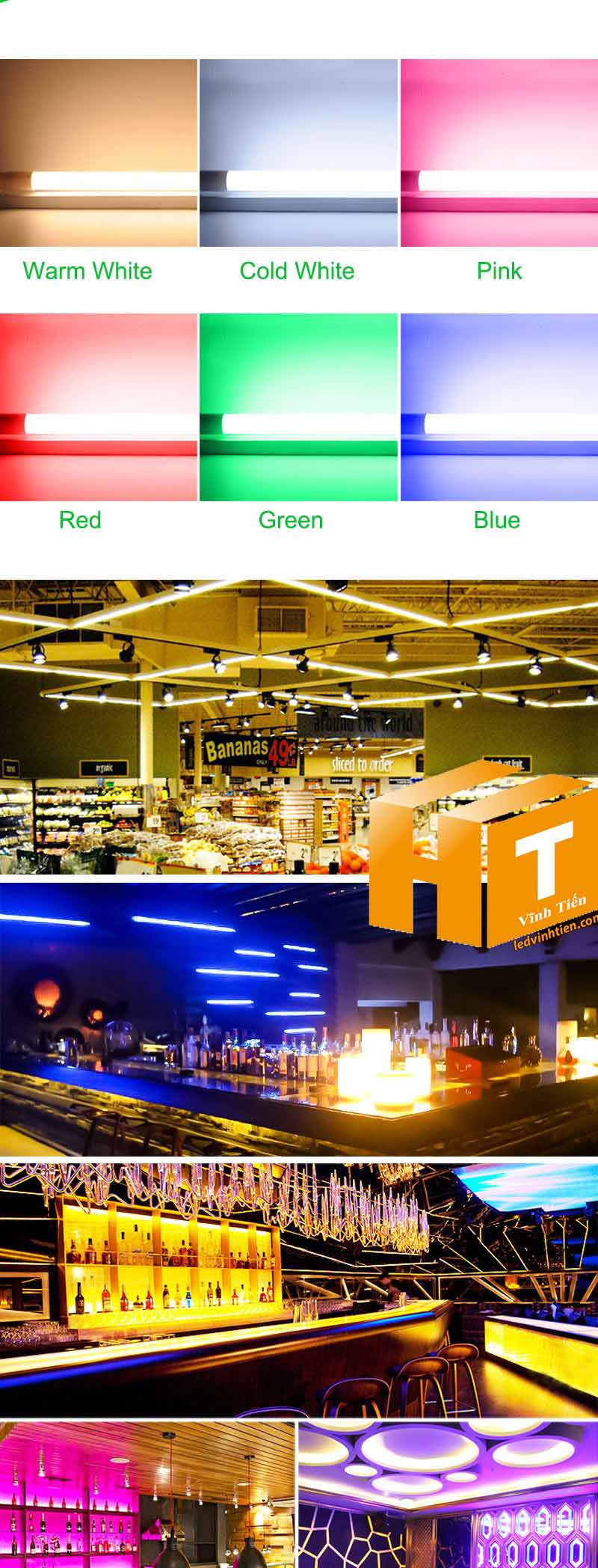 Bóng tuýp led 40W loại tốt, giá rẻ, Ledvinhtien.com