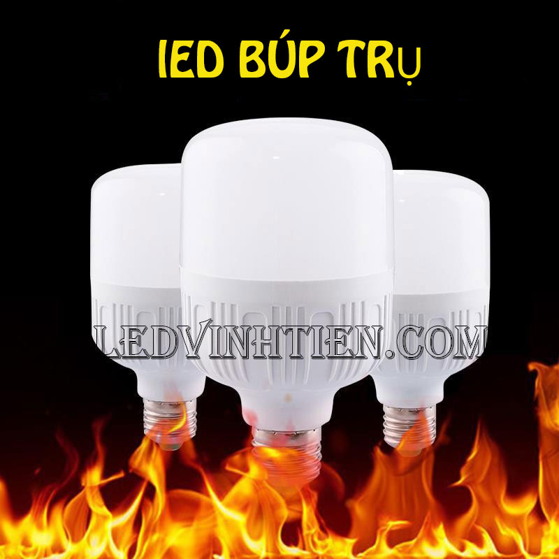 Búp trụ kín nước 30W loại tốt, giá rẻ, Ledvinhtien.com