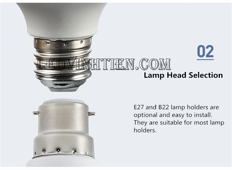 Búp trụ kín nước 40W sáng trắng, vàng, loại tốt dùng trang trí nội thất, quán cà phê, ledvinhtien.com