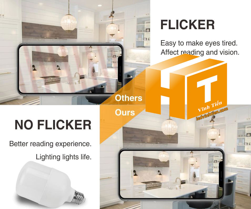 Búp trụ kín nước 50W loại tốt, giá rẻ, Ledvinhtien.com