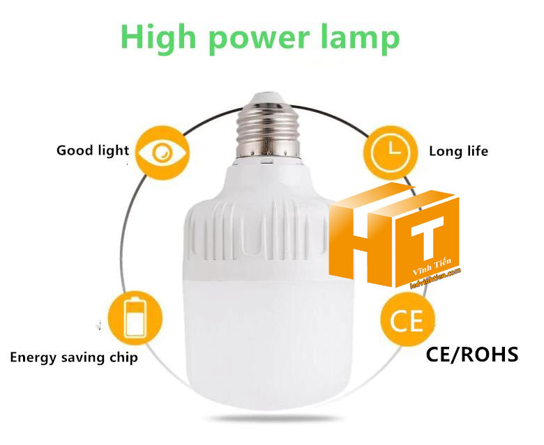 Búp trụ kín nước 5W sáng trắng, vàng, loại tốt dùng trang trí nội thất, quán cà phê, ledvinhtien.com