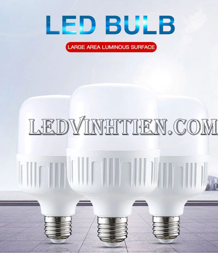 Búp trụ kín nước 60W loại tốt, giá rẻ, Ledvinhtien.com