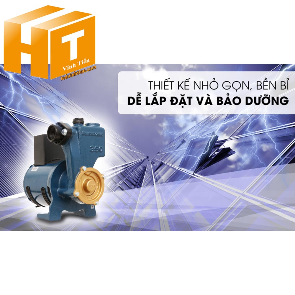 Máy bơm nước đẩy cao GP-350JA-SV5 Panasonic, nanoco loại tốt, giá rẻ, chất lượng, chính hãng