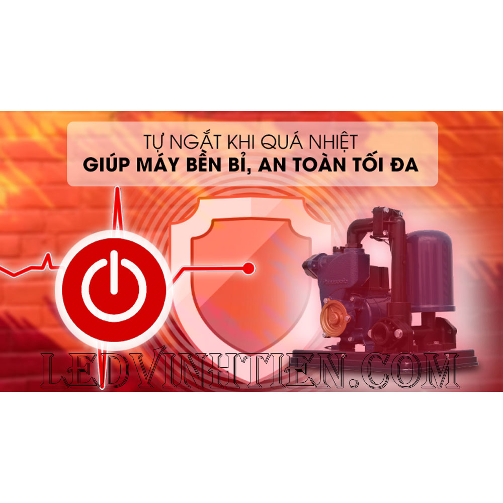 Máy bơm nước tăng áp Panasonic A-130JACK 125W loại tốt, giá rẻ, chất lượng, chính hãng