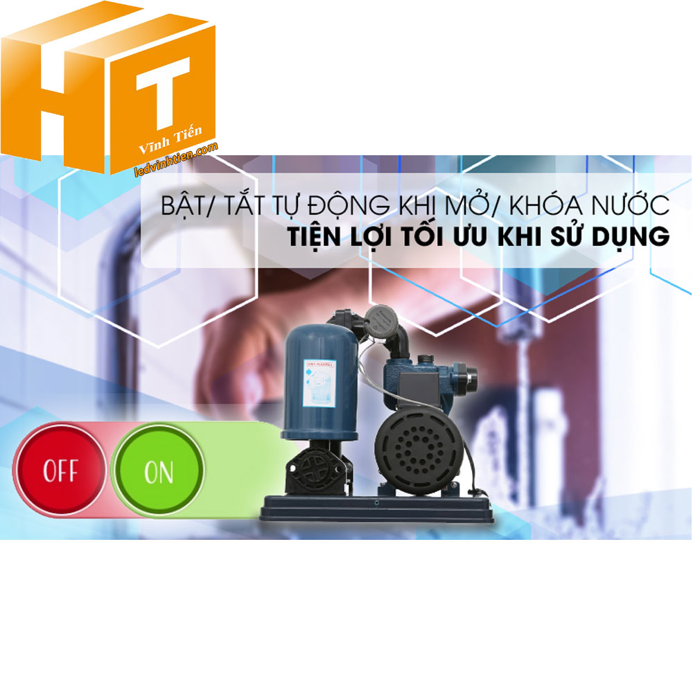 Máy bơm nước tăng áp Panasonic A-130JACK 125W loại tốt, giá rẻ, chất lượng, chính hãng