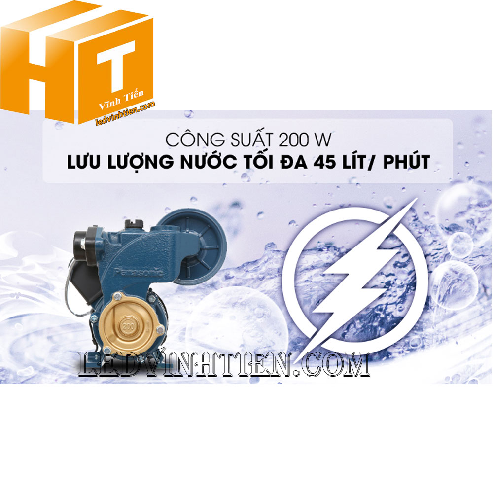 Máy bơm nước tăng áp Panasonic A-200JAK 200W loại tốt, giá rẻ, chất lượng, chính hãng