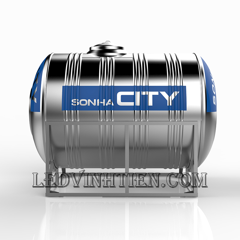 Bồn nước inox  sơn hà ngang SHN700, 700 lít loại tốt, giá rẻ, chiết khấu cao, ledvinhtien.com