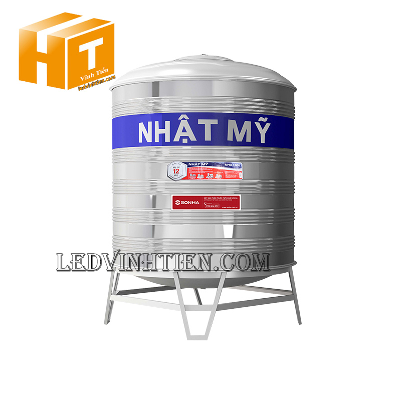 Bồn nước inox  sơn hà ngang SHN700, 700 lít loại tốt, giá rẻ, chiết khấu cao, ledvinhtien.com