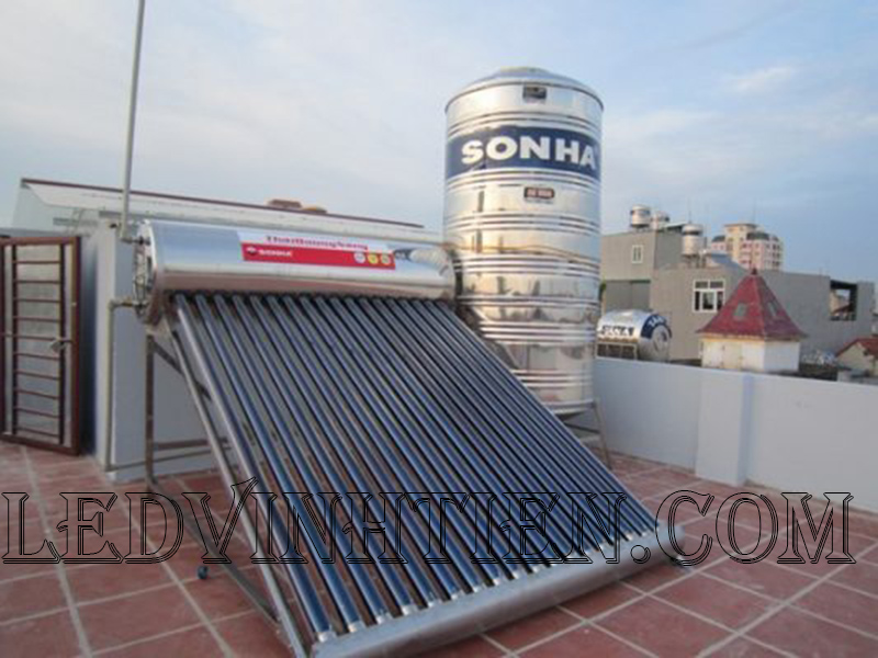 Bồn nước inox  sơn hà ngang SHN700, 700 lít loại tốt, giá rẻ, chiết khấu cao, ledvinhtien.com