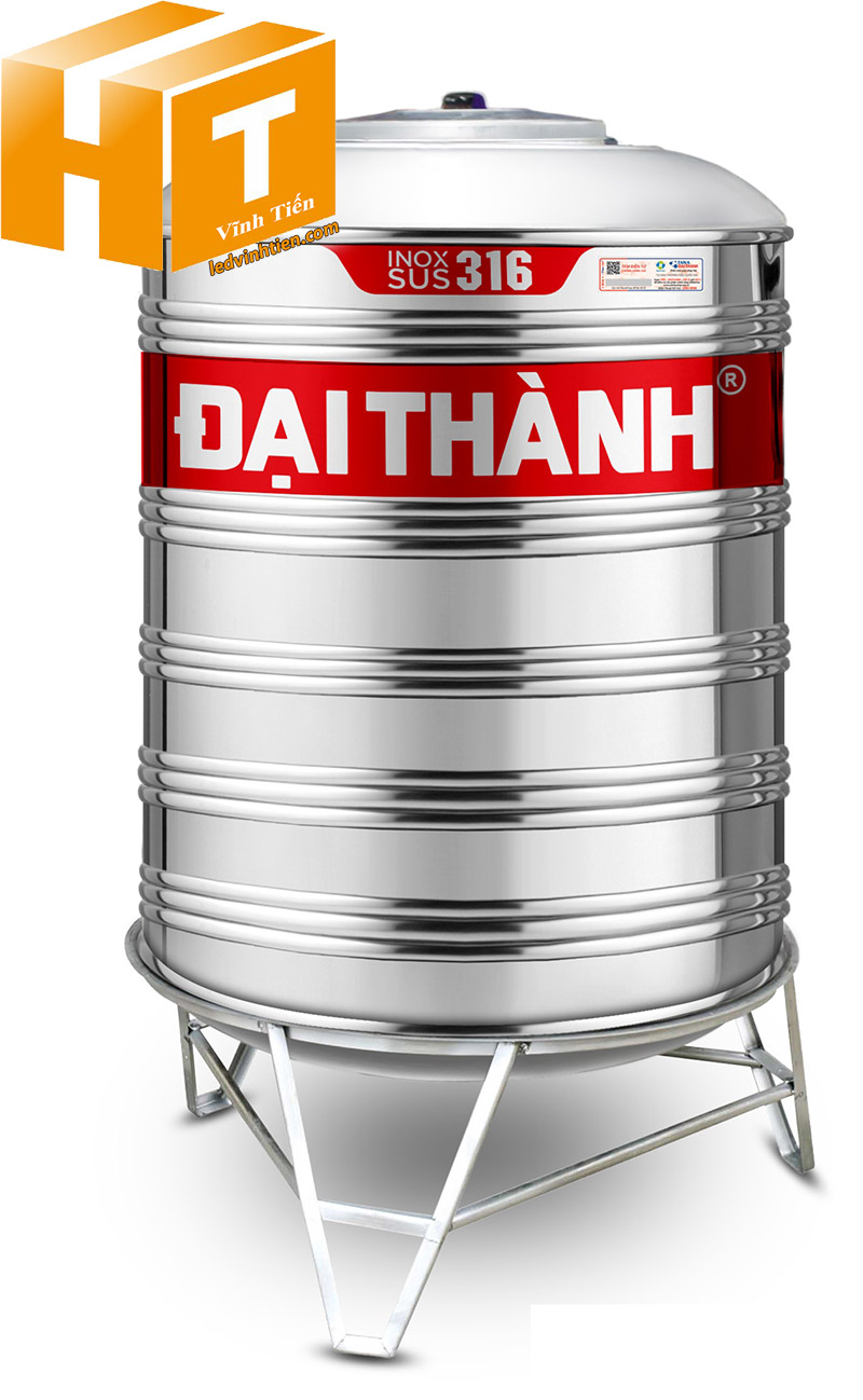 Bồn nước inox Vigo 700L đứng - SUS 316 Tân Á Đại Thành loại tốt, giá rẻ, chiết khấu cao