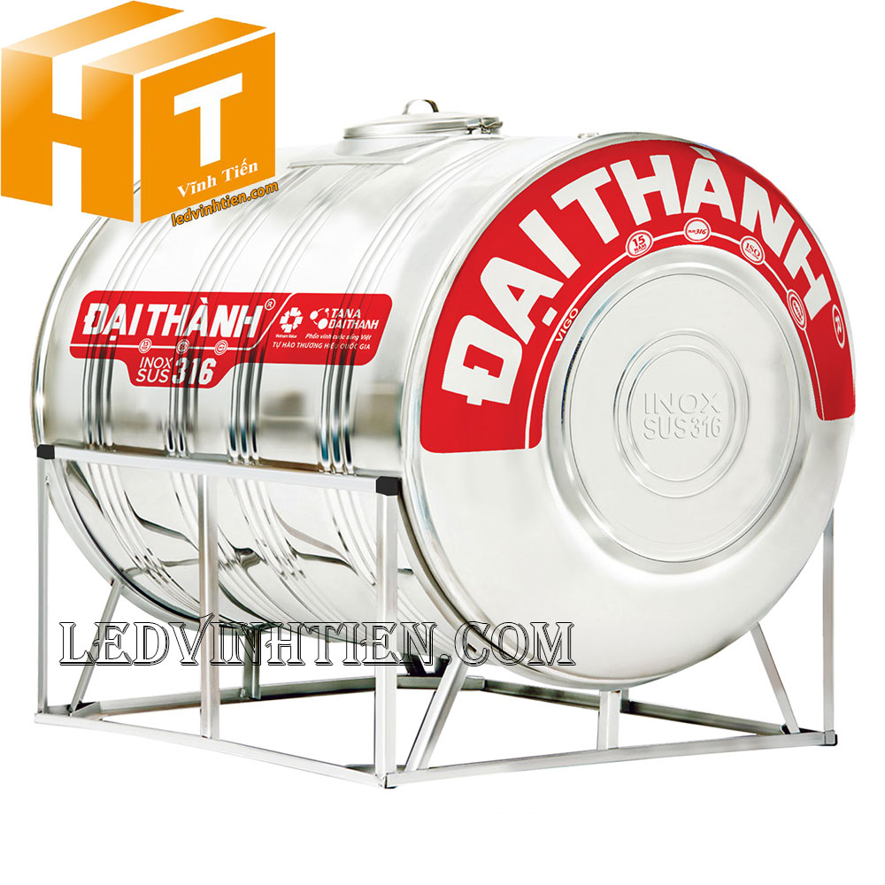 Bồn nước inox Vigo 500L Ngang - SUS 316 Tân Á Đại Thành loại tốt, giá rẻ, chiết khấu cao