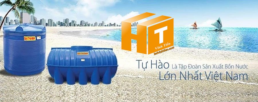 Bồn nước nhựa thế hệ mới N2000 lít Ngang Tân Á Đại Thành loại tốt, giá rẻ, chiết khấu cao