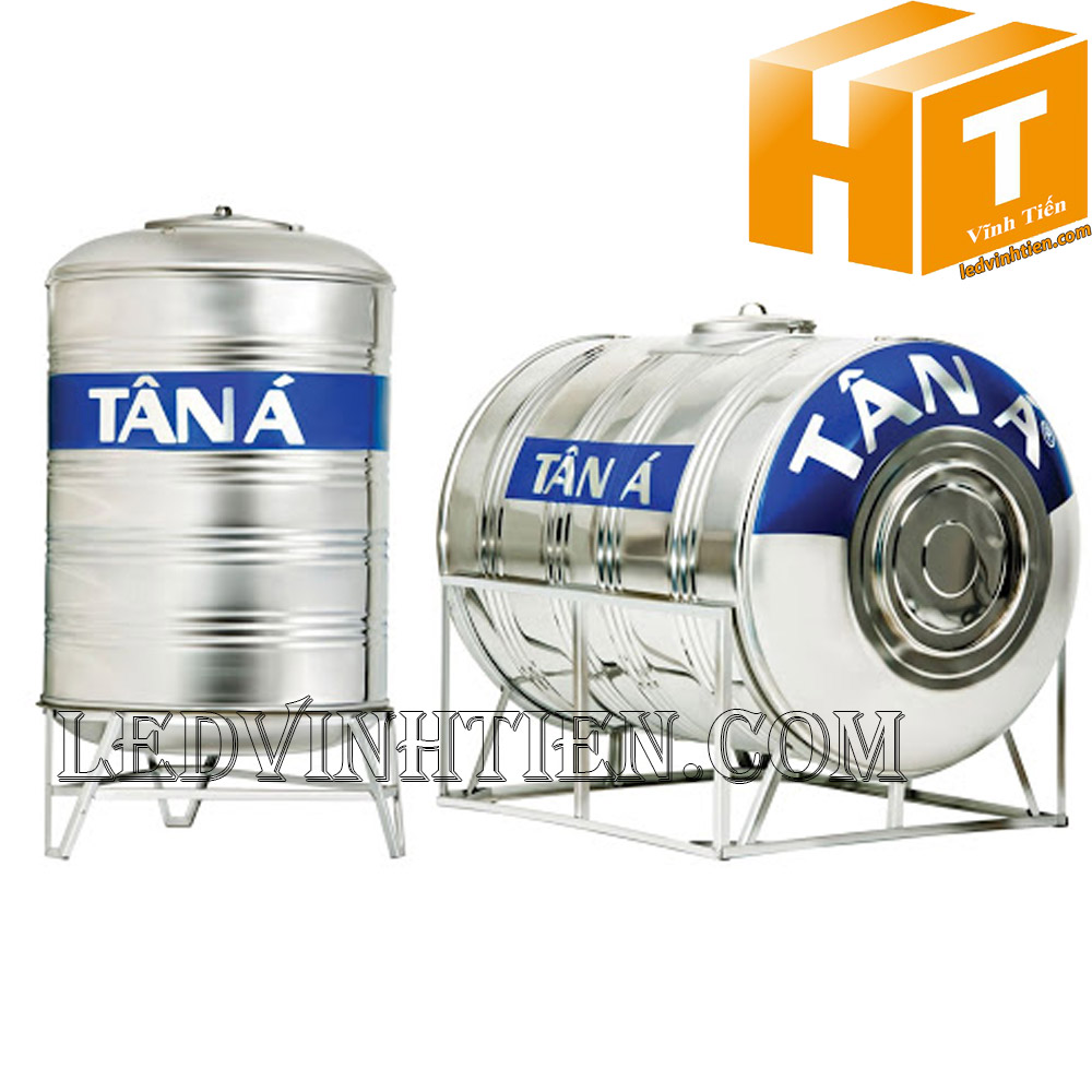 Bồn nước inox I2.500 Ngang - SUS 304 Tân Á Đại Thành loại tốt, giá rẻ, chiết khấu cao