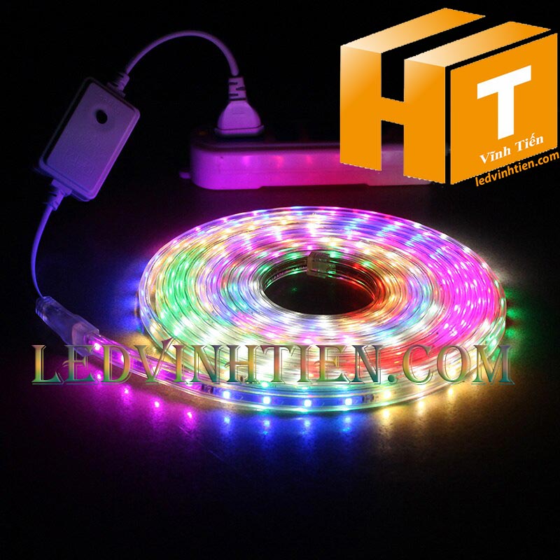 Dây nguồn led 5050 RGB 220V giá rẻ, loại tốt dùng cho chips led 5050