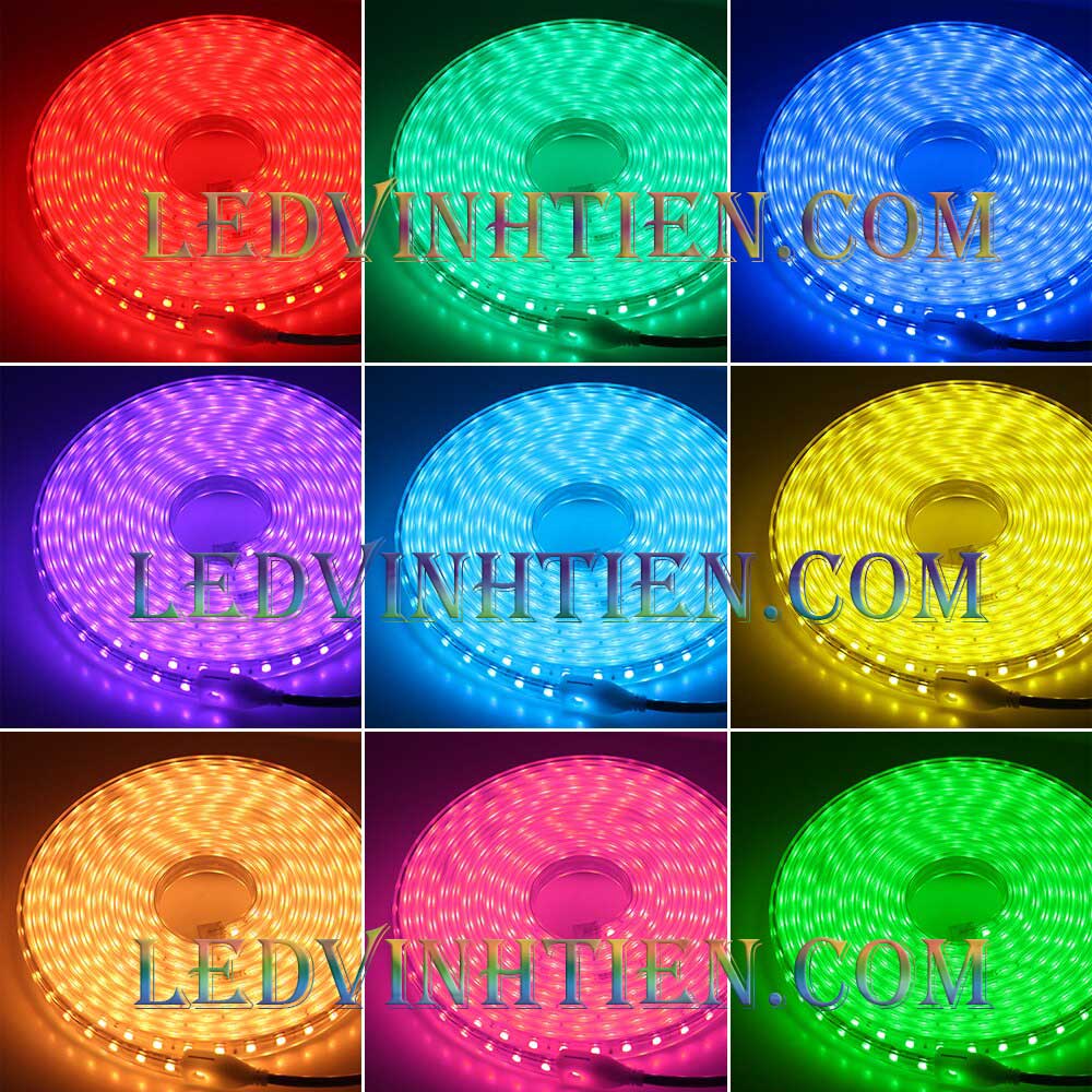 Dây nguồn led 5050 RGB 220V giá rẻ, loại tốt dùng cho chips led 5050