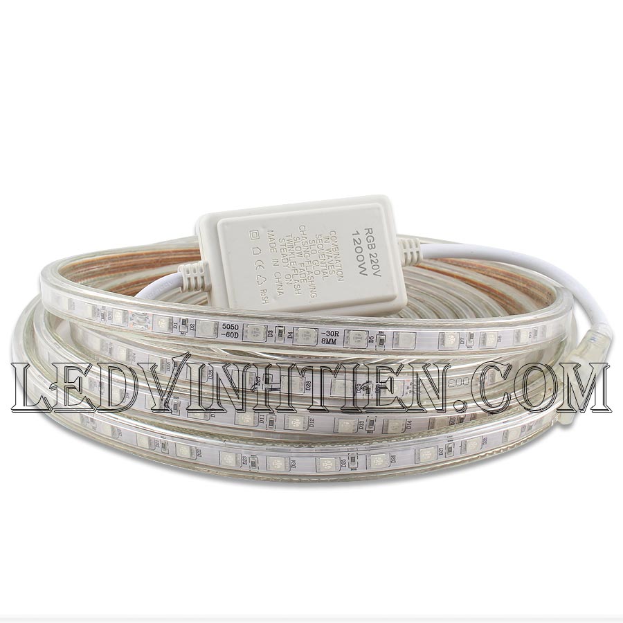 Dây nguồn led 5050 RGB 220V giá rẻ, loại tốt dùng cho chips led 5050