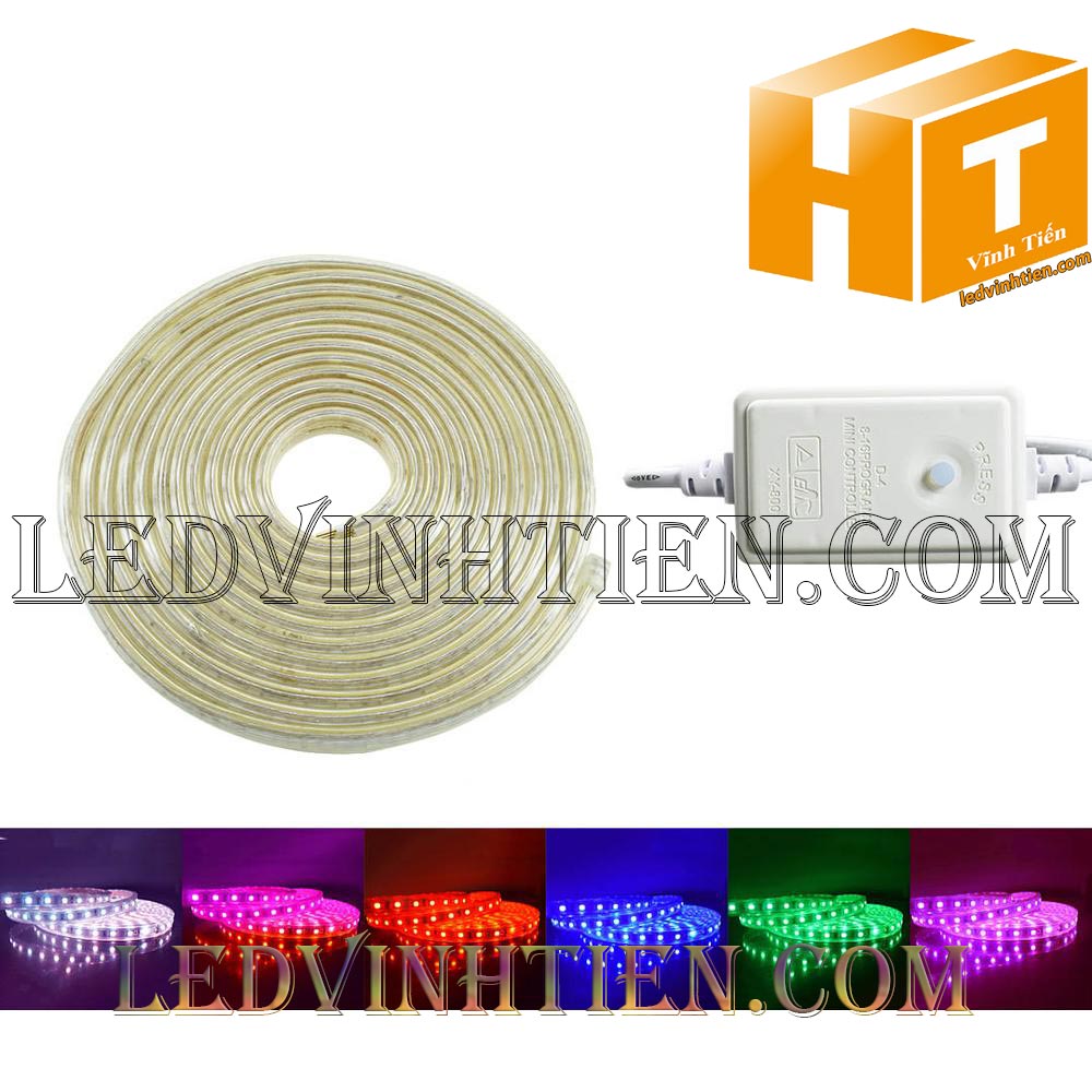 Dây nguồn led 5050 RGB 220V