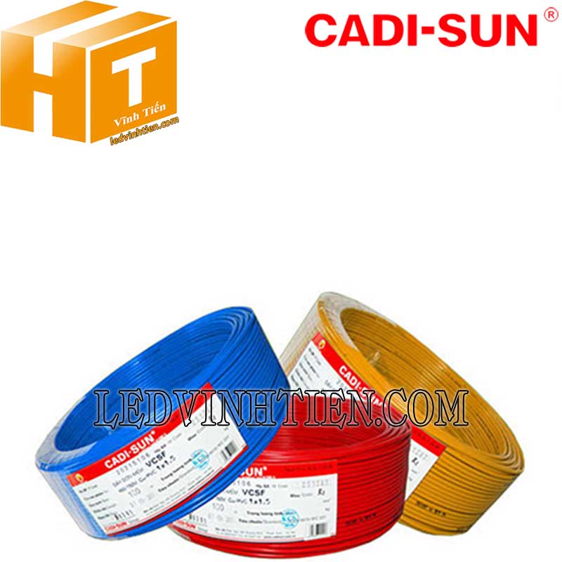 Dây điện Cadisun loai tốt, giá rẻ, lõi đồng