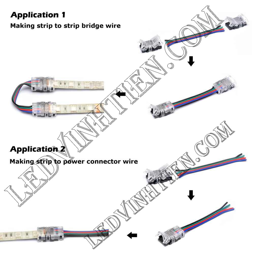 Hướng dẫn cách cài đặt, đấu nối tấc cả ghim led RGB, led đơn màu cho các loại chip led WS281, WS2812B, SK6812, 5630, 3528, 5050