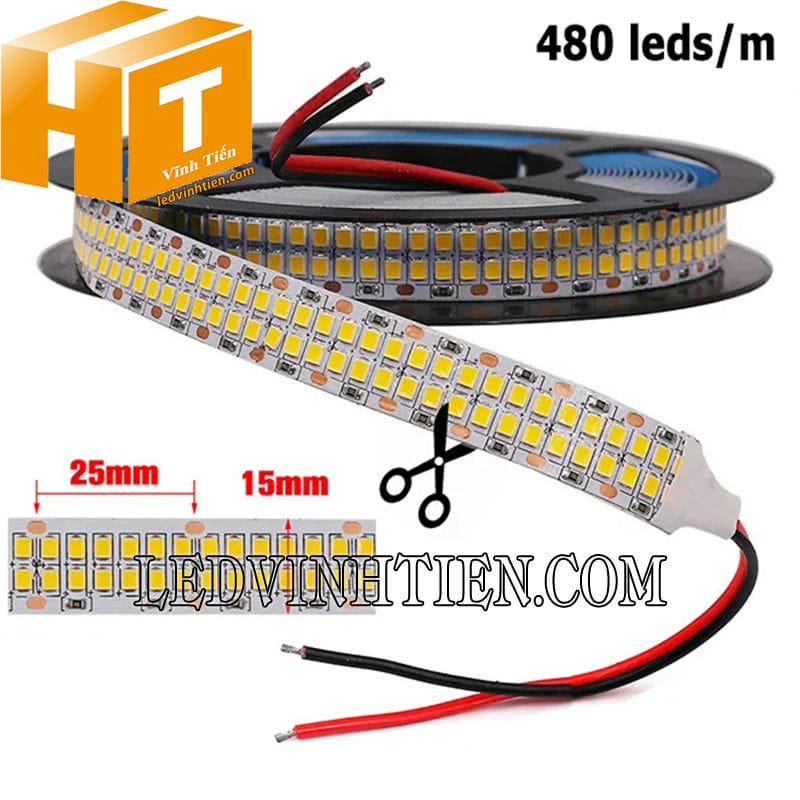 Dây led đôi 2835 12V DC