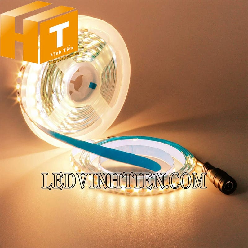 Led dây dán 12V 2835 ánh sáng vàng