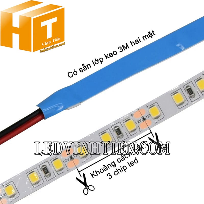 Dây đèn led 12V 2835 cao cấp