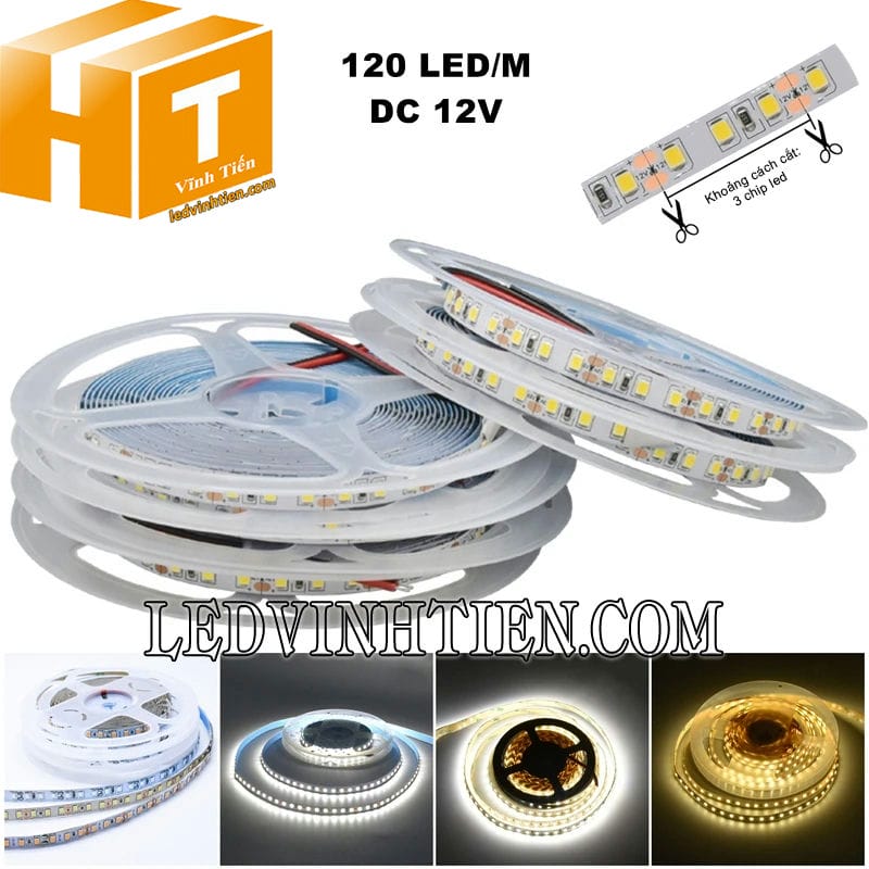 Đèn led dây 12V 2835 giá rẻ