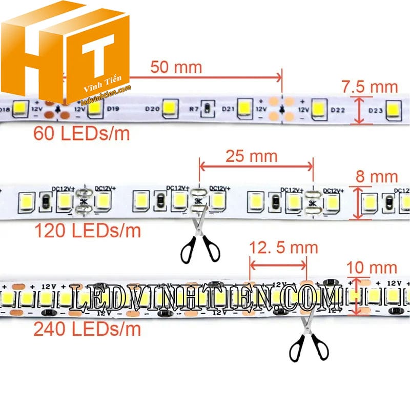 Led dây 2835 12V cao cấp