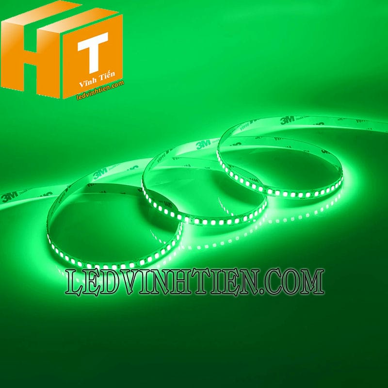 Led dây dán 12V 2835 màu xanh lá