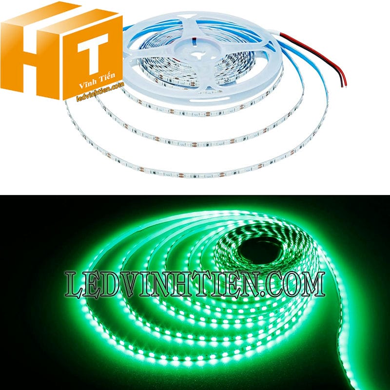Led dây dán 12V 2835 xanh lá