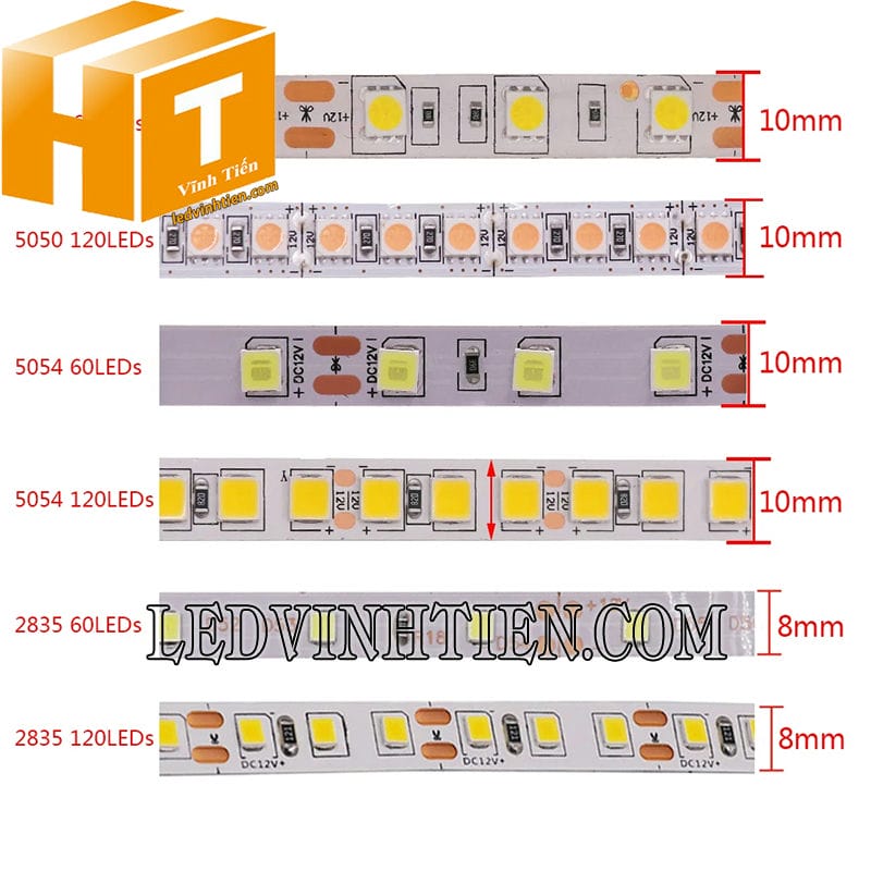 Đèn led dây dán dùng điện 12V