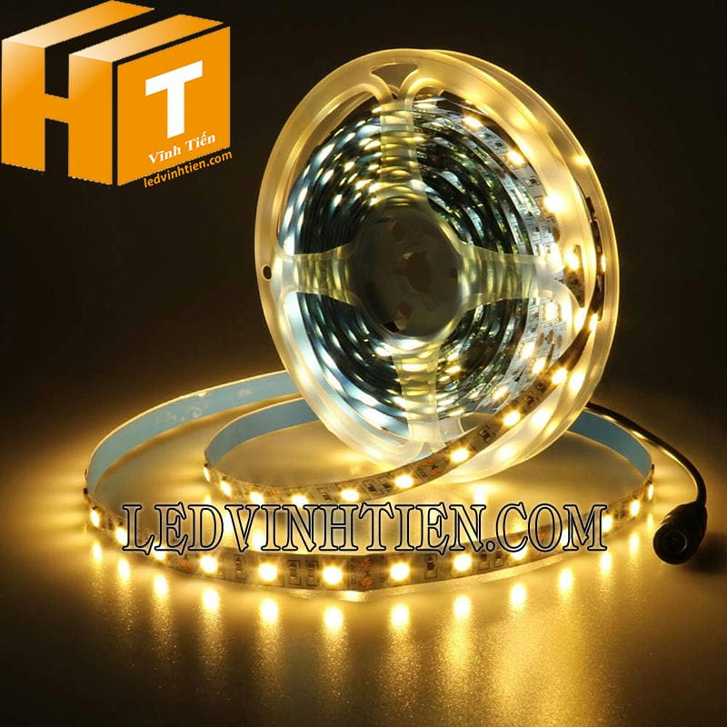 Đèn led dây 5050 12V ánh sáng vàng nắng